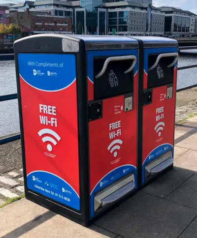 Future Street Bigbelly Wi-Fi Smart bins